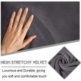 thumbnail image 6 of Ultimate Decor 8-Pieces Recliner Sofa Covers Velvet Stretch Reclining Couch Covers for 3 Cushion Reclining Sofa Slipcovers Furniture Covers Thick Soft Washable (Dark Gray), 6 of 7