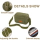 thumbnail image 4 of Bolso bandolera pequeño de moda con compartimentos dobles y cremallera, 4 of 5