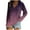Pink, variant on Womens Tops 3/4 Sleeve Petite Womens Plus Size Tops Fashion Casual Long Sleeve V Neck Print Tops