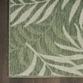 thumbnail image 5 of Nourison Garden Oasis Indoor/Outdoor Green Ivory 4' x 6' Area Rug (4x6), 5 of 9