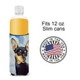 thumbnail image 4 of Carolines Treasures 7073MUK Min Pin Black and Tan Ultra Hugger for slim cans Slim Can multicolor, 4 of 6