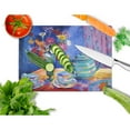 thumbnail image 2 of Blue Tea by Wendy Hoile Glass Cutting Board Large, 2 of 2