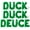 Green, variant on Letter Balloons - DUCK DUCK DEUCE 16" Inch Alphabet Letters Foil Mylar Balloon 2nd Birthday Party Banner (Blue)