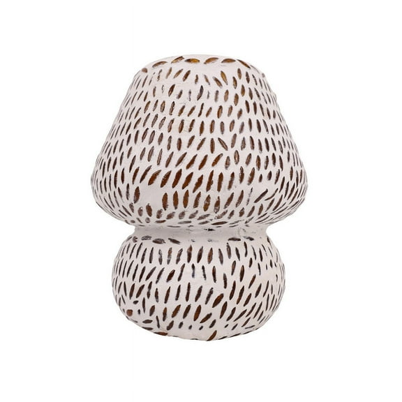 Floral Mosaic Electric Table Lamp in Green and Yellow for Modern Homes