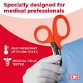 thumbnail image 5 of Ever Ready First Aid Autoclavable Titanium Bonded Bandage Shears 7 1/4" Bent - Orange - 1 Pack, 5 of 5
