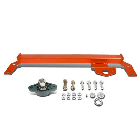 Dodge Ram Steering Box (For 03-08 Dodge Ram 2500 3500 4WD / AWD Mild Steel Steering Gear Box Stabilizer Brace / Bar (Red) -Type)