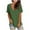 Green, variant on Herrnalise Women's Classic-Fit 100% Cotton Short-Sleeve V-Neck T-Shirt