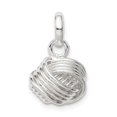 thumbnail image 1 of Sterling Silver Love Knot Small Pendant, 1 of 2