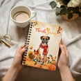 thumbnail image 3 of Happy Thanksgiving Boxer with Turkey Pumpkins Autumn Vibes Spiral Bound Journal Boxers Dog Lover Gifts Idea 5x7in Spiral Notebook - 12018, 3 of 5