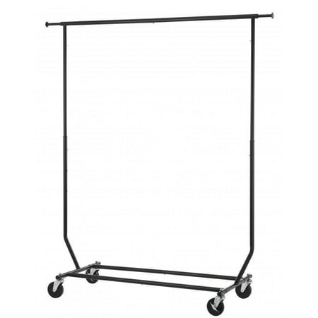 BestOffice 250 LB Heavy Duty Commercial Grade Clothing Garment Rolling Collapsible Rack