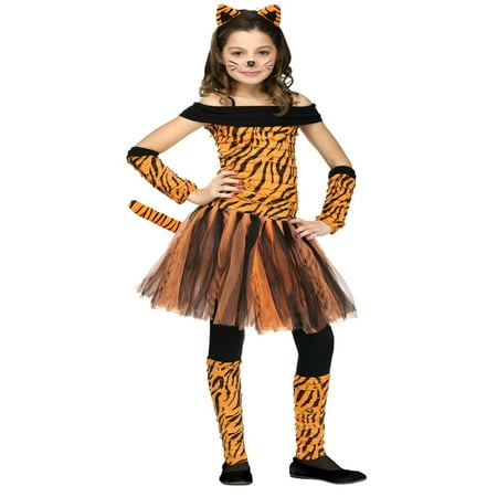 Tigress Tiger - Girls Halloween Costume : Tigress Tiger Costume 12-14