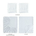 thumbnail image 6 of Mainstays Super Soft Brushed Microfiber Bed Sheet Set, Black & White Diamond, Full, 4 Piece, 6 of 13