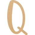 thumbnail image 1 of Blank MDF Letter 2'' Tall Hometown DIY Q, Paintable Alphabet A-Z, 1 of 3