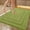 Green#7061, variant on Bath Mat Rug - Soft Microfiber Velvet Fleece, Non Slip, Super Absorbent, Quick Dry, Washable Bathroom Shower Rug for Tub, Kitchen Floor, Indoor Entryway 16x24in