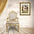 thumbnail image 3 of William Merritt Chase 20x24 Gold Ornate Framed and Double Matted Museum Art Print Titled - A Modern Magdalen (About 1888), 3 of 4