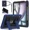 Blue, variant on Case for iPad Air 13 Inch 2026 M4 2025 M3 2025 M2 2024, Military Grade Shockproof Cover with Pencil Holder Stand Shoulder Strap