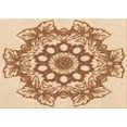 thumbnail image 1 of Ahgly Company Indoor Rectangle Patterned Khaki Gold Area Rugs, 2' x 5', 1 of 6