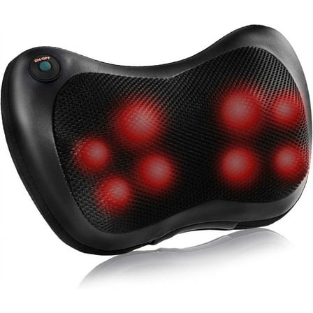 Suerbeaty Shiatsu Back and Neck Massager with Heat, Deep Tisctric Massage Pillow for Back,Shoulders,Legs,Foot,Body Musclesue Kneading