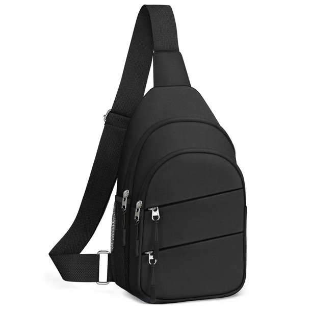 Bandolera Tuwubi antirrobo impermeable negra 14L