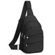 thumbnail image 1 of Bandolera Tuwubi antirrobo impermeable negra 14L, 1 of 7
