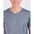 thumbnail image 6 of 5 Pack: Men’s Mesh V-Neck Moisture Wicking Active Athletic Performance Short Sleeve T-Shirt (Available In Big & Tall), 6 of 6