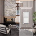 thumbnail image 3 of Placa de pared Amerelle Century Single Rocker de acero niquelado, 3 of 4
