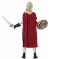 thumbnail image 6 of EnJoCho Girls Roman Warior 𝖢ostume Set Short Sleeve Dress with Headband Retro Battle Outfit for Hallow-een Stage Performance Junior Kids Cos-play Party, 6 of 8