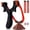 Black, variant on Clianle Foldable Hunting Slingshot, Pocket Slingshot Stainless Steel Catapult Toy for Adult
