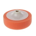 thumbnail image 1 of Tampon de Polissage et de Lustrage Auto Voiture 6 Pouces 15cm Éponge de Cirage de Roue Orange, 1 of 5