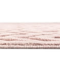 thumbnail image 4 of Unique Loom Outdoor Trellis Textured Collection Area Rug - Spatial (4' x 6' Rectangle Pink), 4 of 6
