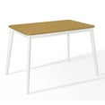 thumbnail image 3 of Castle Place Minimalist Two Tone 5-Piece Wood Dining Table Set, White, 3 of 6