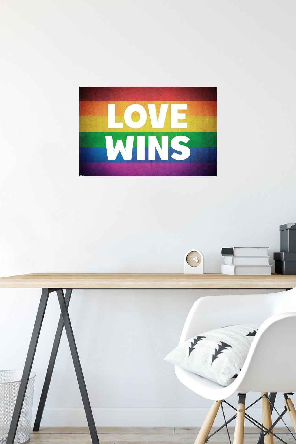 Love Wins Wall Poster, 14.725" x 22.375"