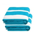 thumbnail image 2 of Superior Cabana Cotton Towel/ Chaise Lounge Chair Cover Set of 2, Turquoise, 2 of 11