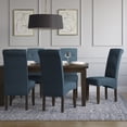 thumbnail image 3 of Simpli Home Cosmopolitan Parson Chair (Set of 2) in Denim Blue, 3 of 11