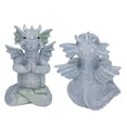 thumbnail image 4 of Pequeña Escultura de Dinosaurios, Exquisita Estatua Meditada de Dinosaurio No Olor de Olor Para Jardín para Jardín, 4 of 7