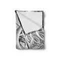 thumbnail image 2 of Futuristic Soft Flannel Fleece Throw Blanket, Technologic Ornaments Abstract Art, Cozy Plush for Indoor and Outdoor Use, 60" x 80", Grey and Pale Grey, by Ambesonne, 2 of 5