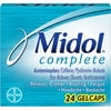 Midol Complete Maximum Strength Acetaminophen Menstrual Pain Reliever, 24 ct