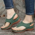 thumbnail image 2 of Mepaouo Orthopedic Sandals for Women Wide Width Arch Support Dressy Flip Flop Walking Shoes Size 7, 2 of 4