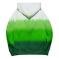 thumbnail image 5 of XPMWRP Women's Gradient Color Oversized Hoodies Drawstring Sweatshirt Long Sleeve Loose Fit Comfortable Pullover with Pockets Green S, 5 of 5