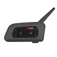 thumbnail image 1 of Tignapoo V6 Motorcycle Helmet Bluetooth 5.1 Intercom - Dual Rider Communication, Waterproof, Windproof, Noise Cancellation, GPS Navigation, Music Playback, Gray, 1 of 6