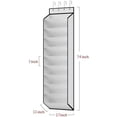 thumbnail image 3 of 10 Tiers White Over Door Shoe Organizer Storage, Hanging Shoe Holder for Door with Large Deep Pockets, Fit 20-30 Pairs Shoe Rack for Sneakers, Boots. (White), 3 of 7