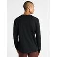 thumbnail image 3 of Free Assembly Men's Everyday Cotton Tee with Long Sleeves, Sizes XS-3XL, 3 of 8