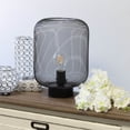 thumbnail image 3 of Simple Designs Black Metal Mesh Industrial Table Lamp, 3 of 4