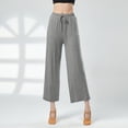 thumbnail image 4 of Wide Leg High Waist Stretch Dance Training Pants for Women, Polyester, Elastic Waist, Multiple Sizes, 4 of 4