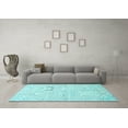 thumbnail image 3 of Ahgly Company Indoor Rectangle Animal Light Blue Traditional Area Rugs, 7' x 10', 3 of 4