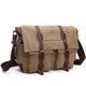 thumbnail image 2 of Mujeres Hombre Bolso Bolso Libro de la cámara Billetera de almacenamiento Crossbody Pack Gran capacidad Camping Flap Messenger Bolsos Múltiples bolsillos Khaki grande Methold AP004585-01, 2 of 6