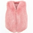 thumbnail image 3 of cocolona Fuzzy Vest for Women Sleeveless Open Front Cropped Winter Warm Coat for Party Evening, 3 of 5