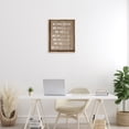 thumbnail image 3 of Stupell Industries In This Office Motivational Text & Numbers Painting Brown Floater Framed Canvas Art Print Wall Art, 17 x 21, 3 of 10