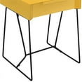 thumbnail image 2 of Furniture of America Eva Contemporary Metal 1-Drawer End Table in Yellow, 2 of 4