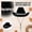 A, variant on Western Cowboy Hat For Women and Men Wide Brim Glitter Cowboy Rolled up Hat With Rhinestone Felt Fedora Hats
